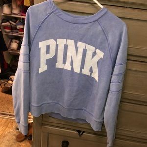 pink brand crewneck